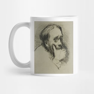 Portrait of Degas, His Hand Over his Mouth by Marcellin Gilbert Desboutin Mug